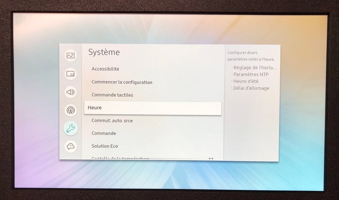 System Heure