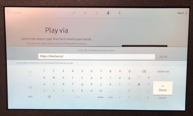 PlayVia URL