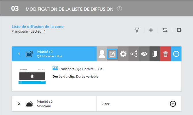 3. Cliquez sur le bouton qui représente un crayon