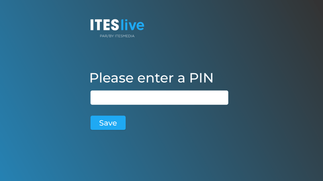 ITESlive PIN