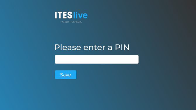 ITESlive PIN
