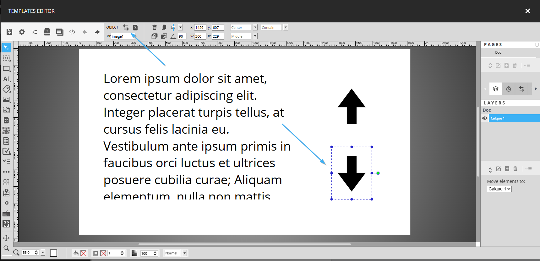 How to Create Scrolling Text Tools Using the Template Editor?