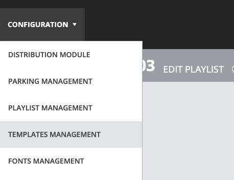 template management